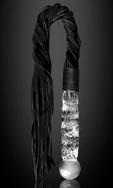 Pipedream Icicles No 38 Hand Blown Glass Whip Anal Dildos
